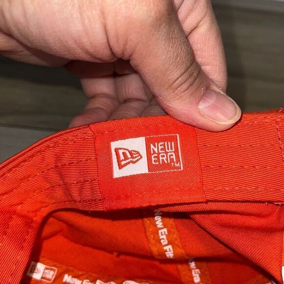 Oklahoma State baseball cap hat lid strap back orange - Picture 9 of 10